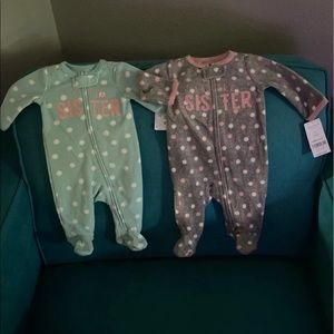 Carter’s newborn little sister sleepers